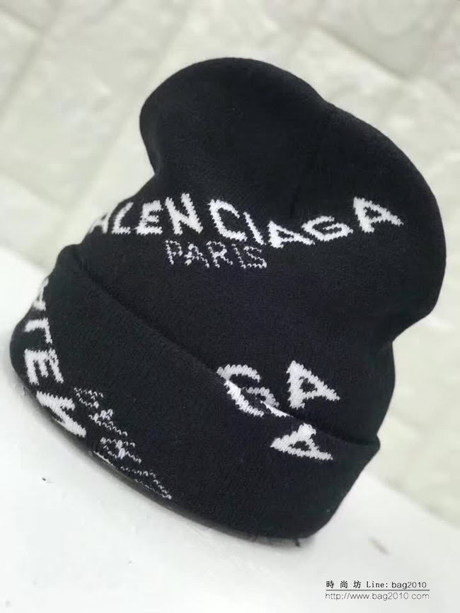 BALENCIAGA巴黎世家 2018秋冬專櫃款針織帽 男女同款 LLWJ8487